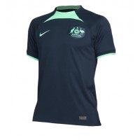 Koszulka piłkarska Australia Strój wyjazdowy MŚ 2022 tanio Krótki Rękaw